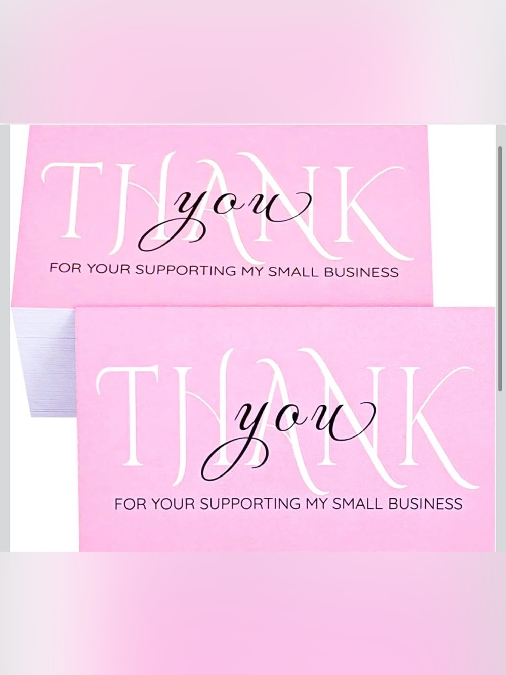 Thank You Cards - Set of 50